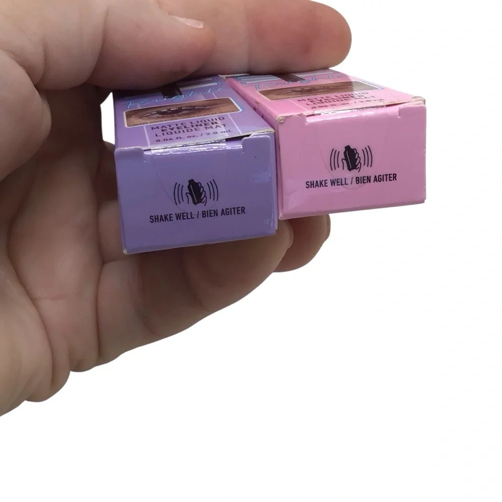 (2)-NYX PROFESSIONAL MAKEUP Vivid Brights Liquid Eyeliner Liner - LILAC & PINK